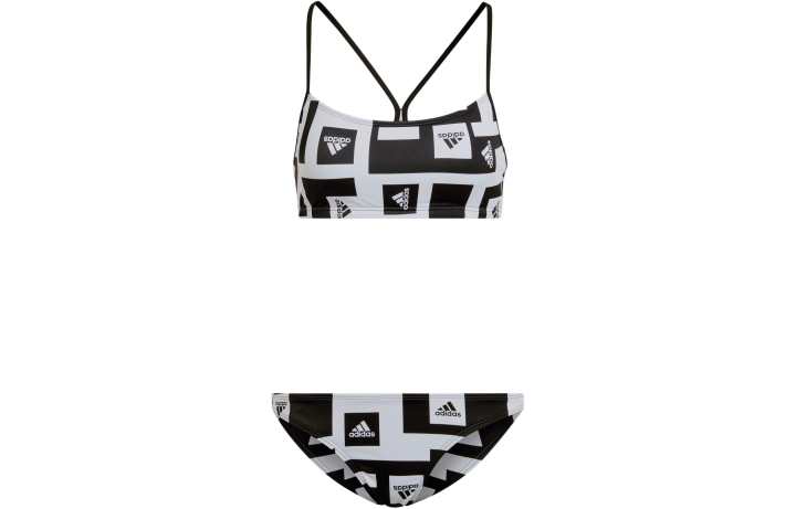 Adidas Adidas LOGO GRAPHIC BIKINI Two Piece Swimsuit Women's White/Black
