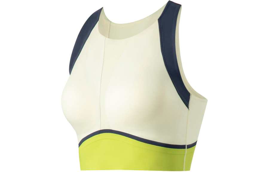 Li-Ning Li Ning Fitness Series Sports Underwear Women's Cream Yellow/Dark Ship Blue/Apple Green