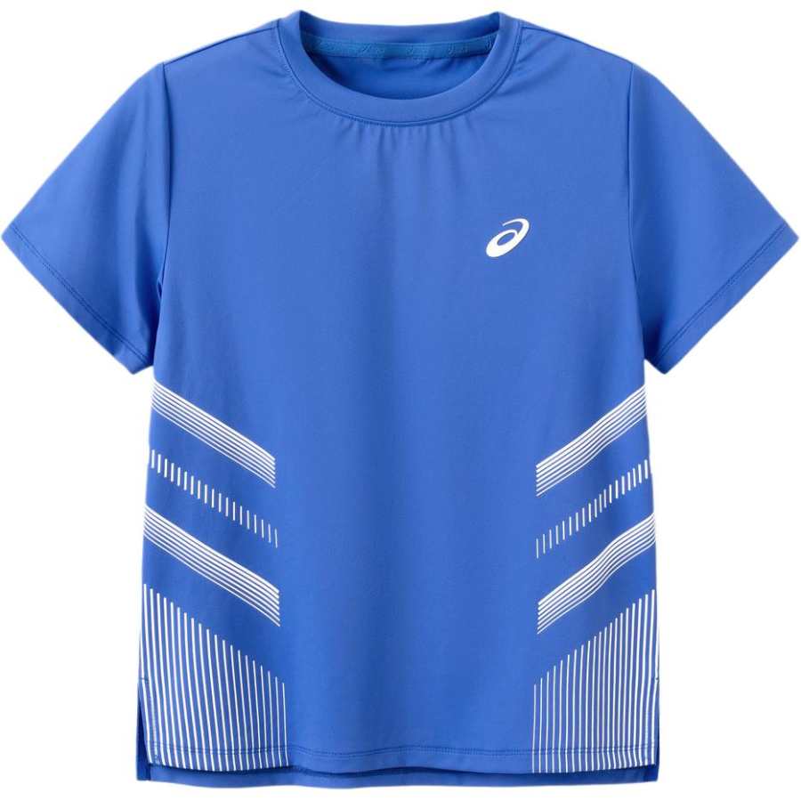 Asics SS24 T Shirt Blue Teenagers