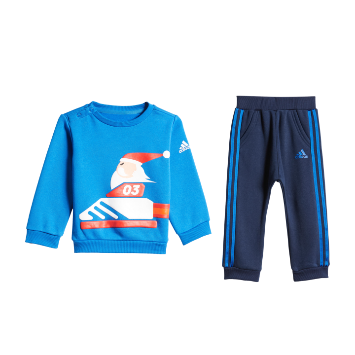 Adidas Adidas Casual Sportswear Fleece Lined Crew Neck Pullover Long Sleeved Minimalist Style Versatile Pants