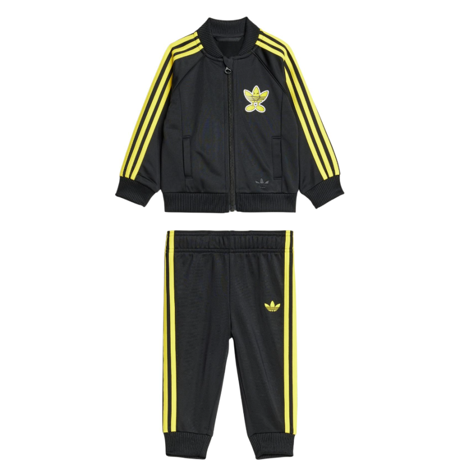 Adidas Originals x SMILEYWORLD Casual Sportswear SST Black Infant And Toddler