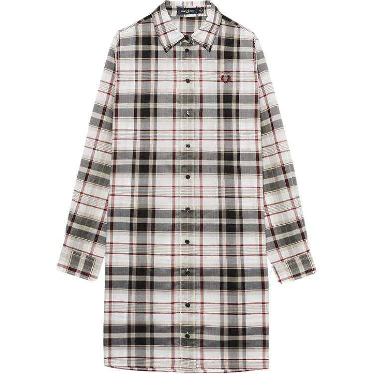 FRED PERRY SS25 Long Sleeved Dress Women's