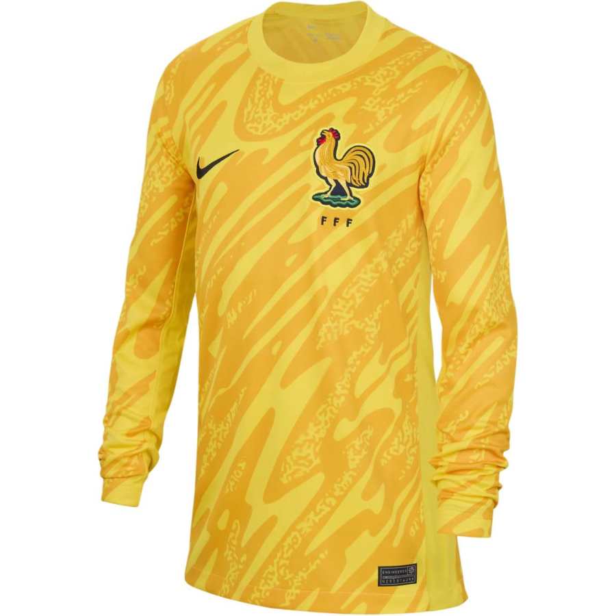 Nike Nike Dri FitFFF T Shirt Travel Yellow Kids'