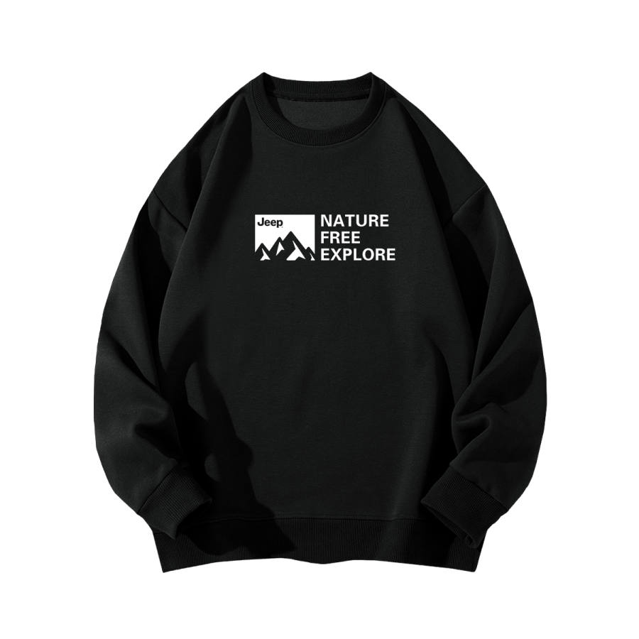 Jeep Grade School Sweatshirts Crew Neck Moderate