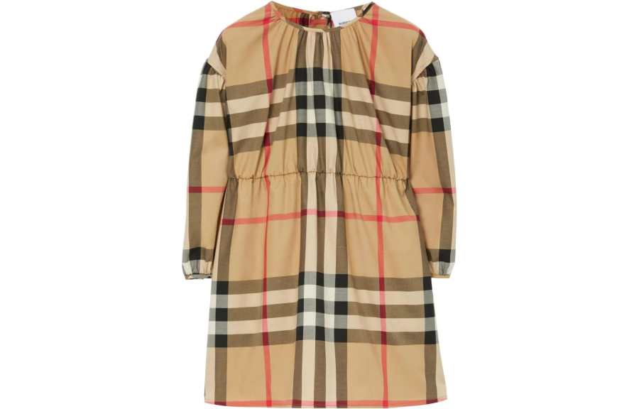 Burberry Dress FW23 Beige Kids'