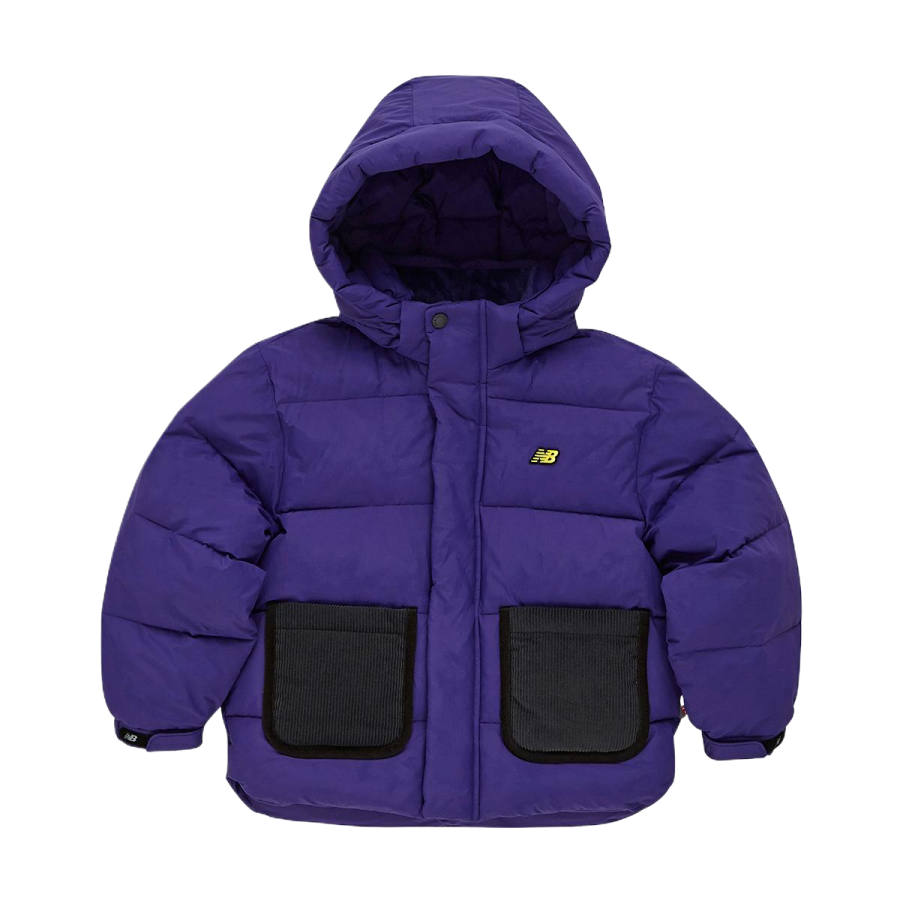 New Balance New Balance Down Jacket New Balance Colorblock SS25 Purple Blue Children Aged 3 7 Years Old