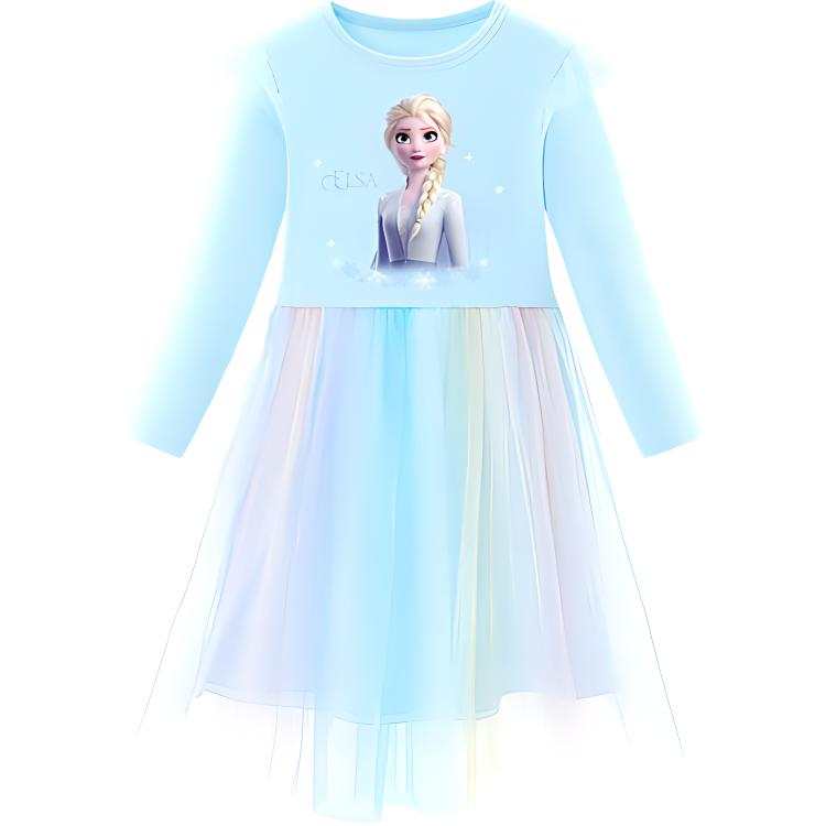 Disney Kids Dresses Crew Neck Mid Length