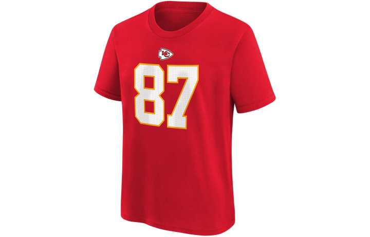 Nike Nike Travis Kelce Kansas City Chiefs T Shirt Kids' Red