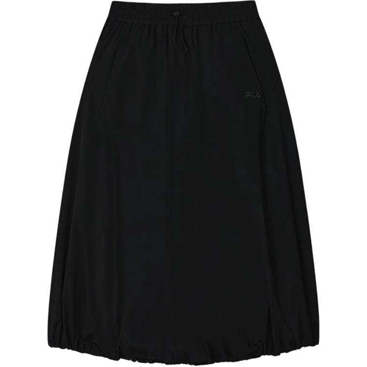 FILA ORIGINALE Casual Long Skirt Women's Jet Black BK