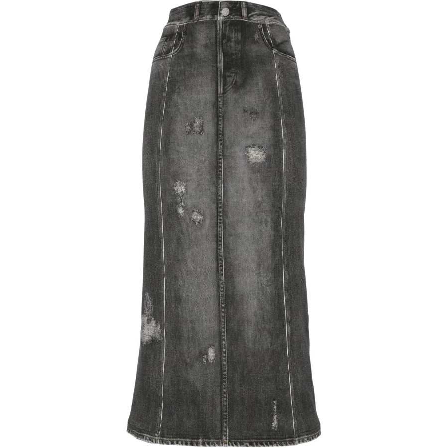 Acne Studios Acne Studios Distressed Denim Skirt