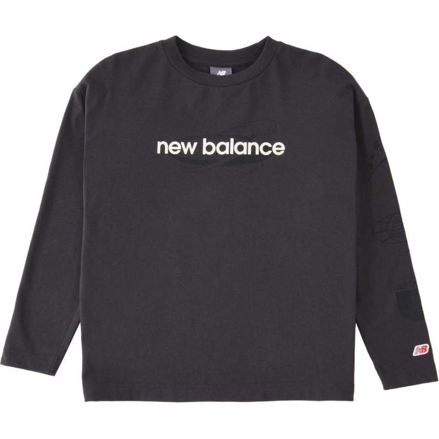 New Balance New Balance Graphic T Shirt Black Teenagers