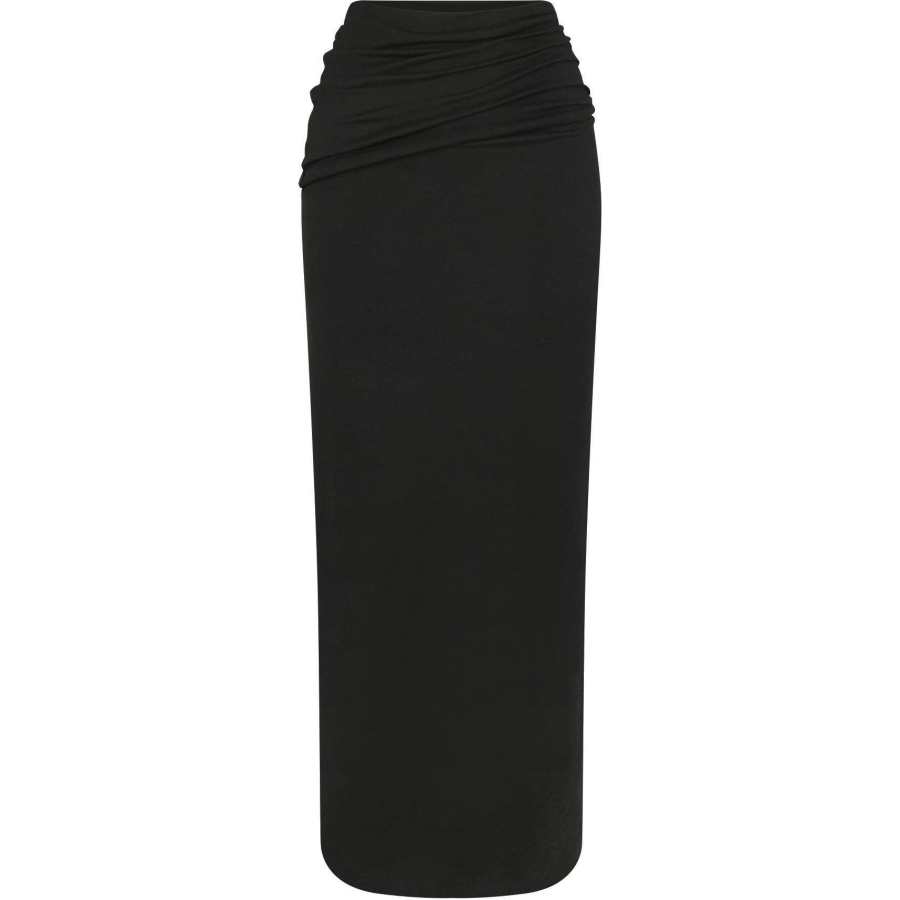 Skims SS25 SKIMS CLOUD Collection FOLDOVER SKIRT Casual Long Skirt Women's ONYX/Onyx