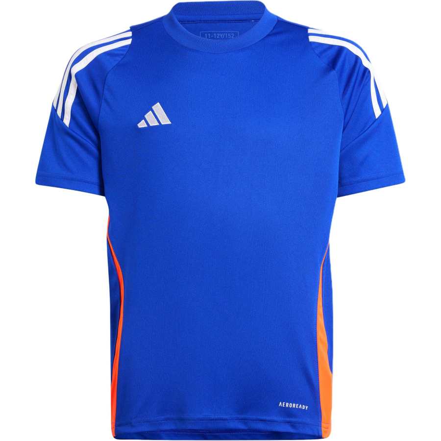 Adidas Adidas Tiro 24 T Shirt Blue Teenagers