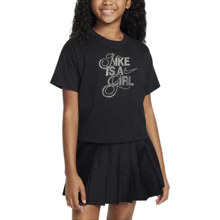 Nike Nike Sportswear T Shirt Black Teenagers