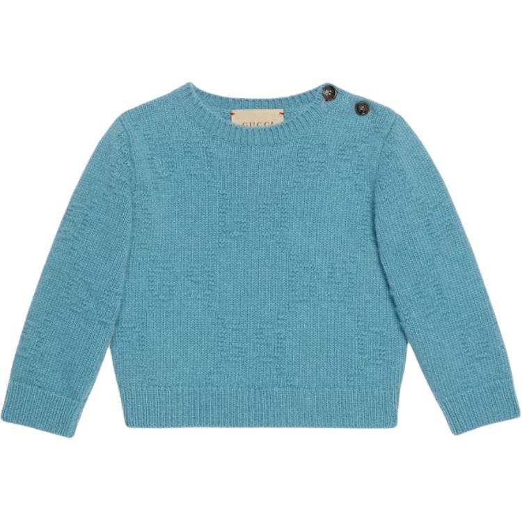 GUCCI Sweater Blue Infant And Toddler