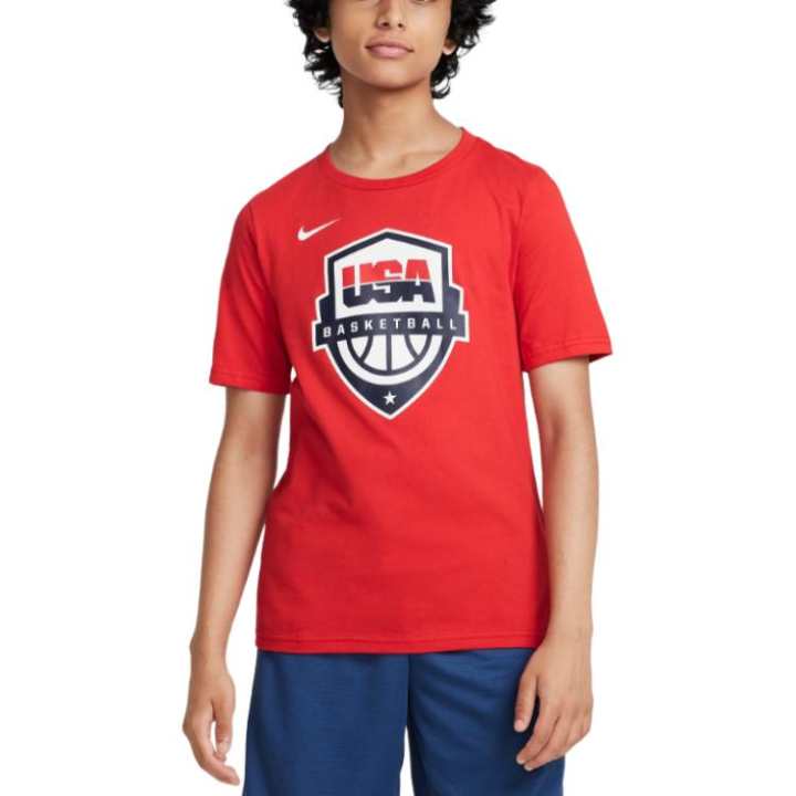 Nike Nike T Shirt Sports Red Teenagers
