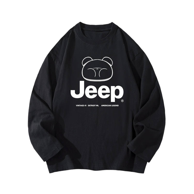 Jeep Grade School T Shirts Crew Neck Moderate