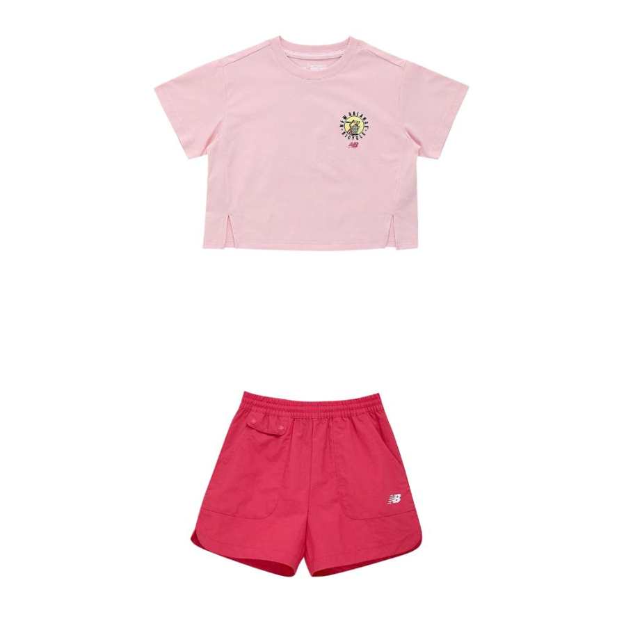 New Balance New Balance Casual Sportswear SS25 Pink Children Aged 3 7 Years Old