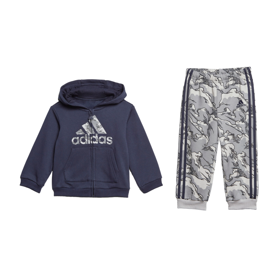 Adidas Adidas Casual Sportswear Ink Blue/Gray Infant And Toddler