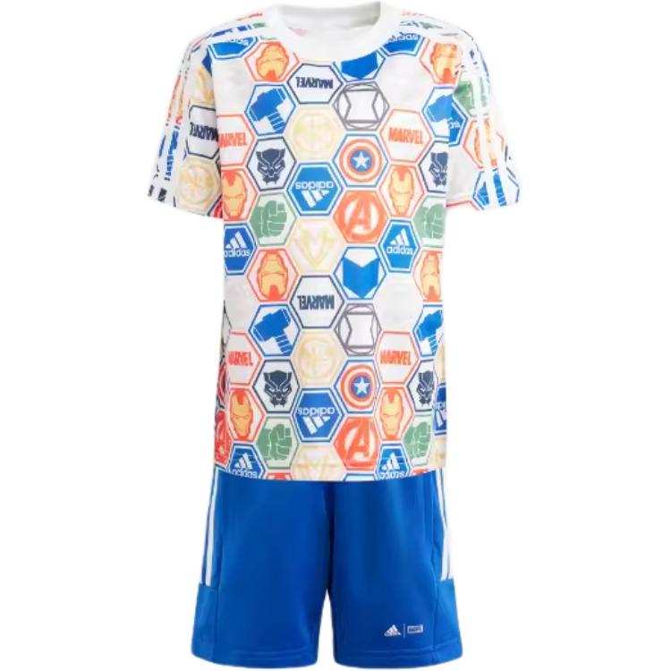 Adidas Adidas x MANWEI,LIANMINGKUAN Casual Sportswear Blue/Orange/Yellow/Blue Kids'