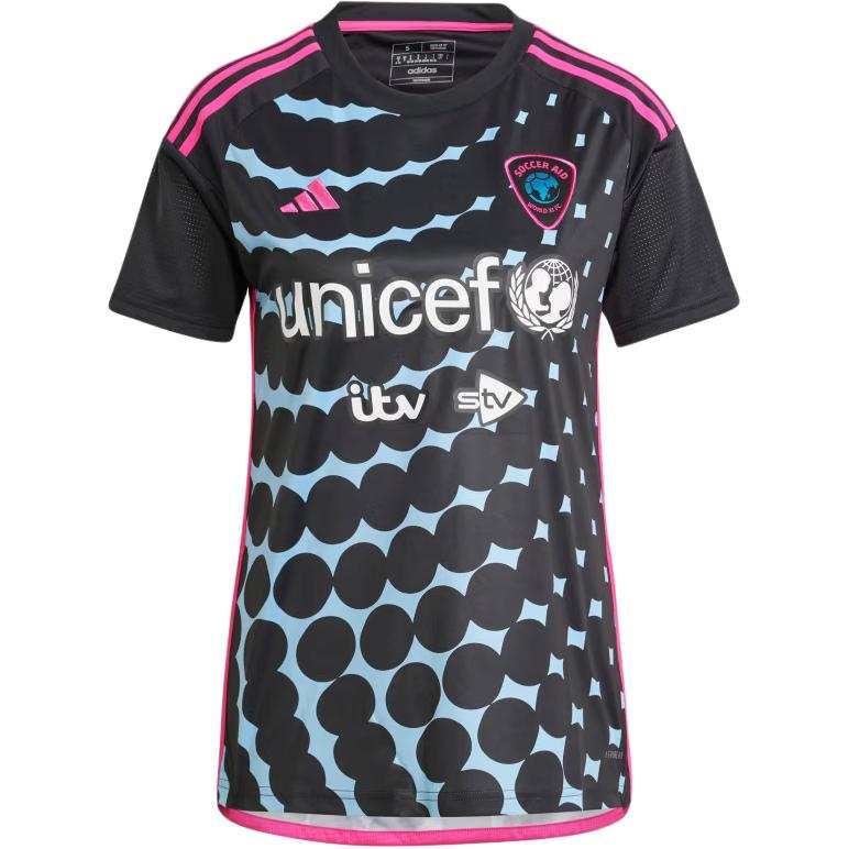 Adidas Adidas SOCCER AID 2024 WORLD XI JERSEY Soccer Jersey Women's Black