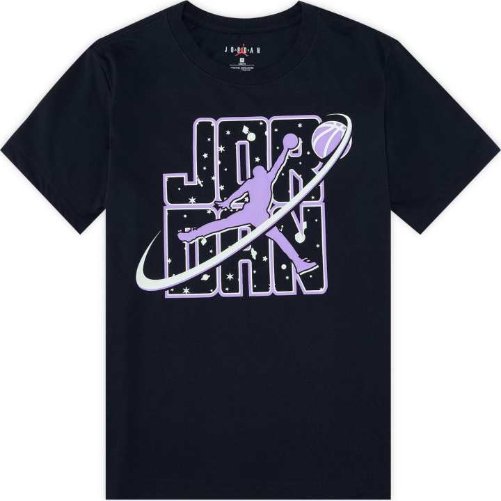 Jordan Jordan Flight T Shirt GALAXY GLOW Black Unisex