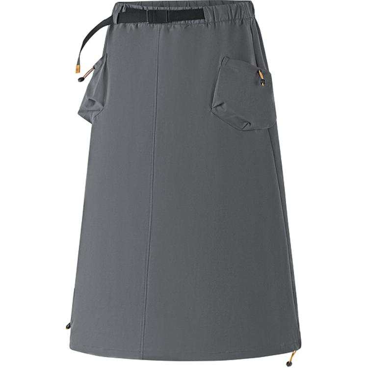 Skechers Casual Long Skirt Women's Volcanic Gray/04YJ