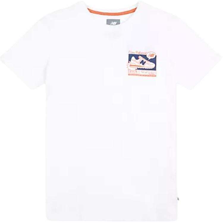 New Balance New Balance T Shirt Bright White Teenagers