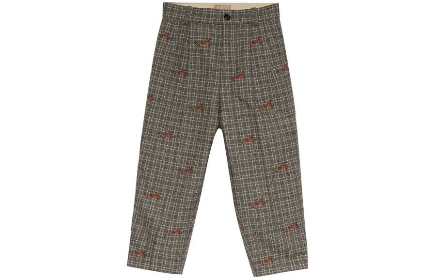 GUCCI Kids' GUCCI Knitted Sweatpants Kids' Apparel SS23 Gray