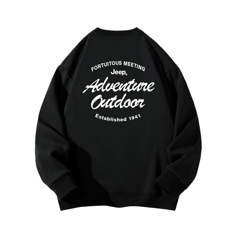 Jeep Grade School Sweatshirts Crew Neck Moderate