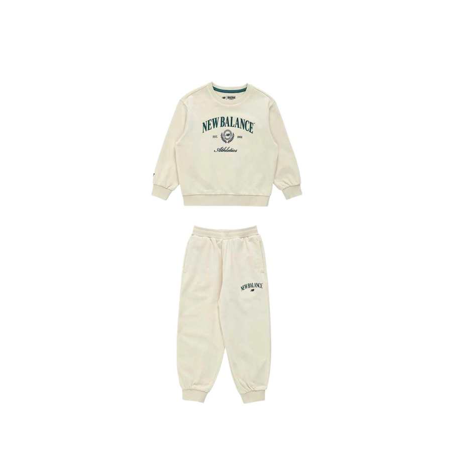 New Balance New Balance Casual Sportswear Cream Children Aged 3 7 Years Old