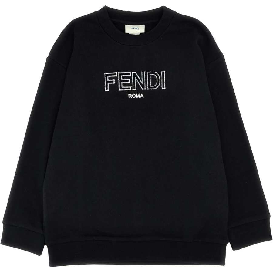 FENDI Kids Sweatshirts Crew Neck Moderate