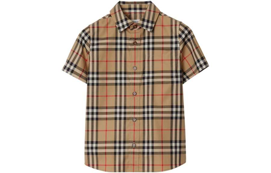Burberry Shirt FW23 Beige Kids'