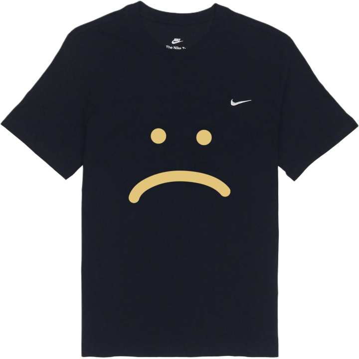 Nike Nike T Shirts Unisex Black Crew Neck Moderate Straight Fit