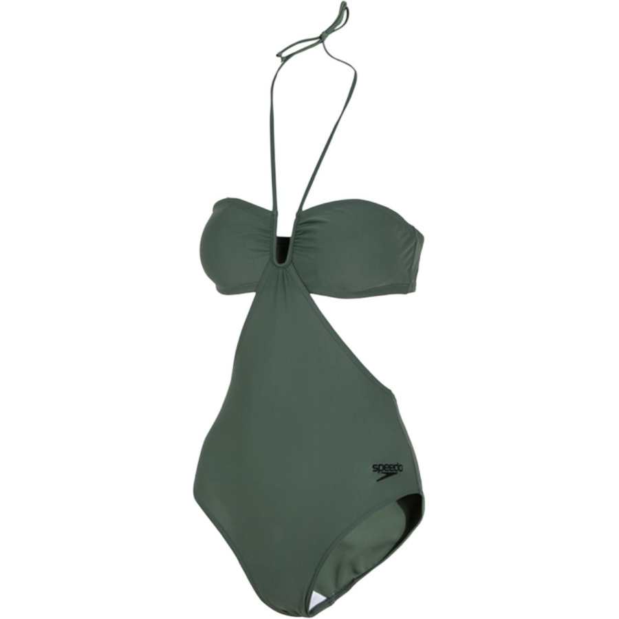 Speedo One piece Swimsuit Women's Vintage Green