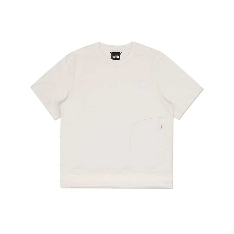 THE NORTH FACE Logo Embroidered Mix T Shirt