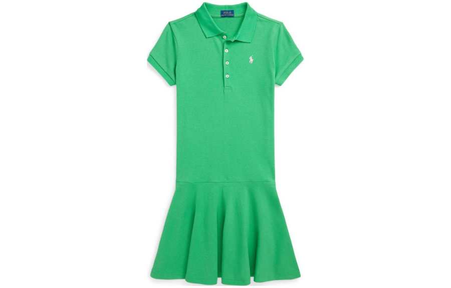 Polo Ralph Lauren Children's Dress SS24 Green Kids'