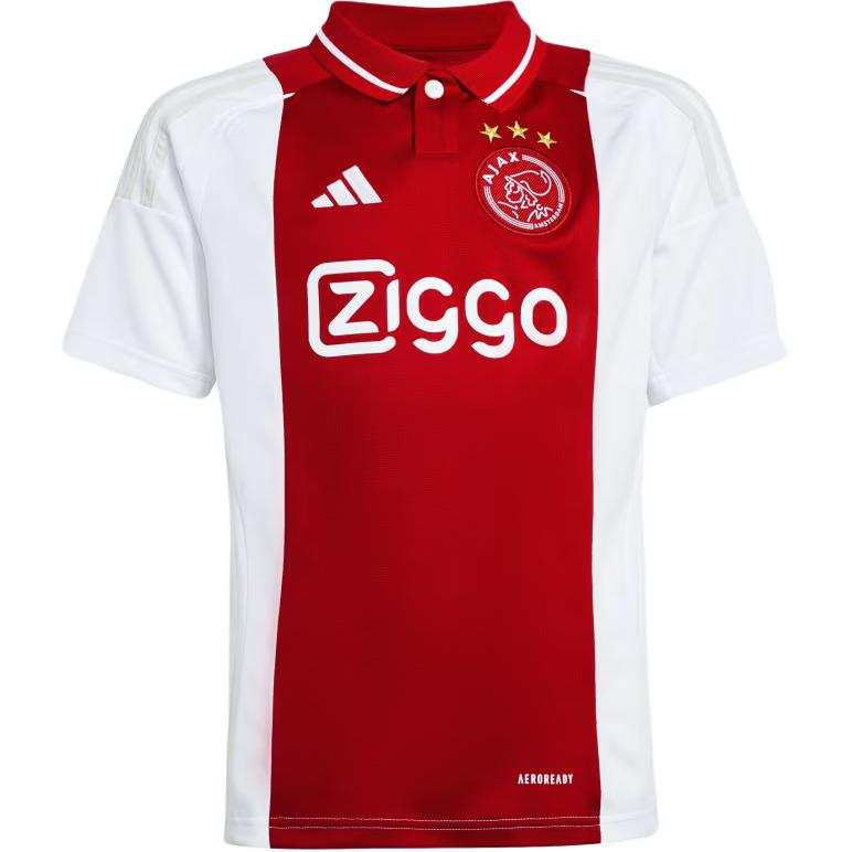 Adidas Adidas AJAX H JSY Y T Shirt White Teenagers
