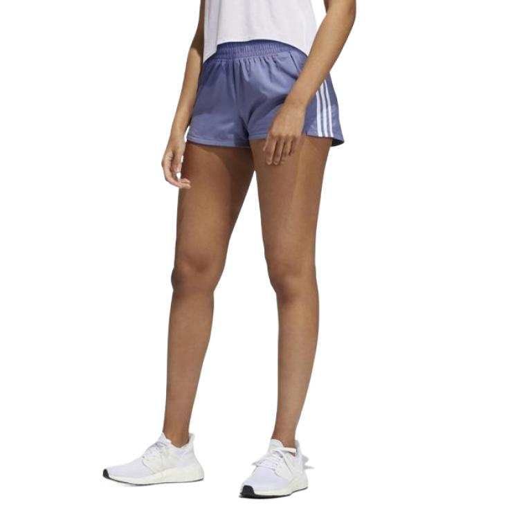Adidas Adidas Pacer 3s Wvn Sports Shorts Women's Purple