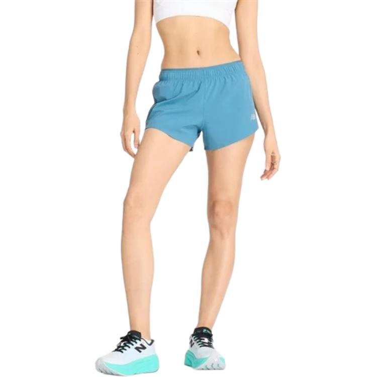 New Balance New Balance NB RC Short 3' Sports Shorts Women's Blue