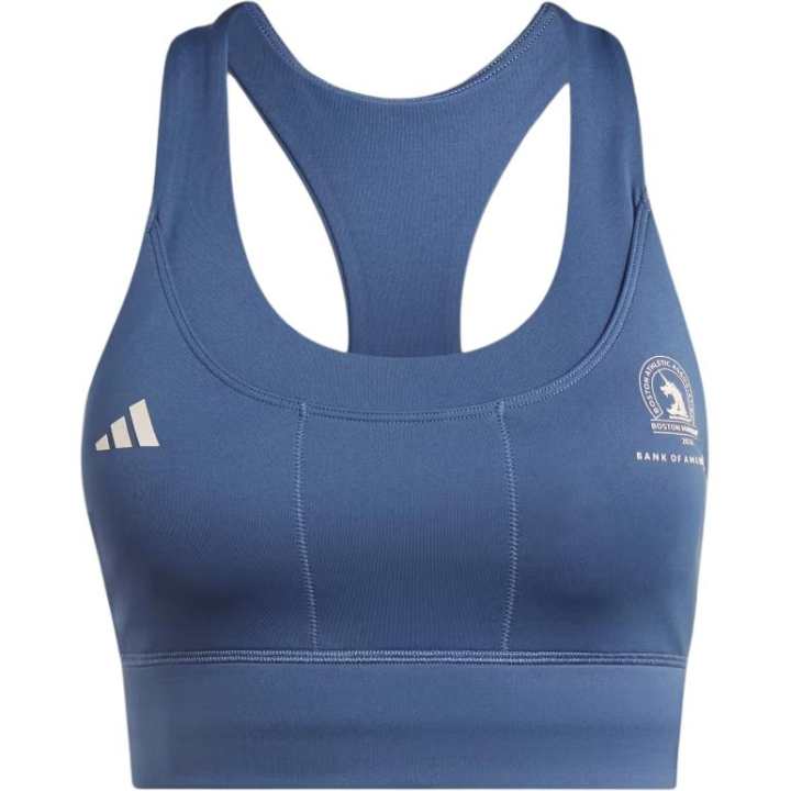 Adidas Adidas Free Shipping With AdiClub Boston Marathon 2024 Running Pocket Medium Support Bra