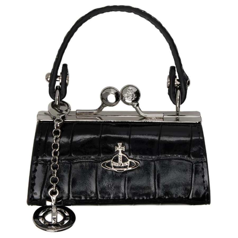 Vivienne Westwood Leather Handbag Women's Black