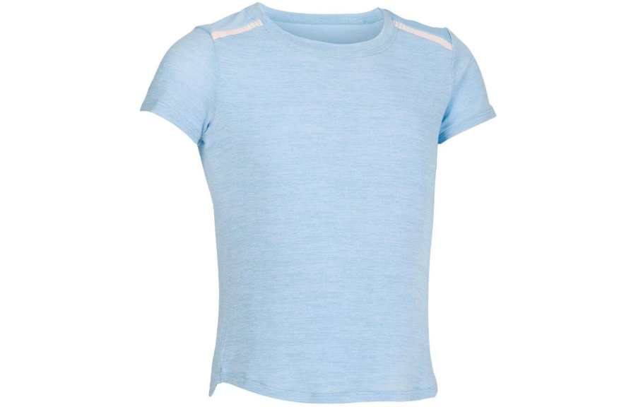 DECATHLON T Shirt Gray Blue/Coral Powder Baby