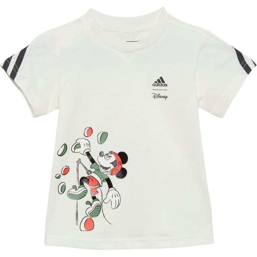 Adidas Adidas x DISNEY MICKEY MOUSE T Shirt Ecru Children Aged 3 7 Years Old