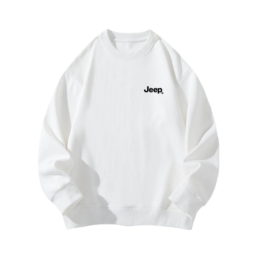Jeep Grade School Sweatshirts Crew Neck Thickened