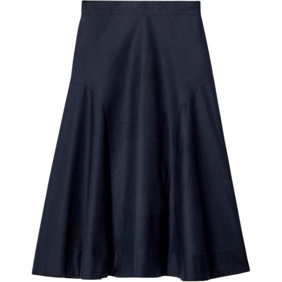 COS Casual Long Skirt Women's Navy Blue