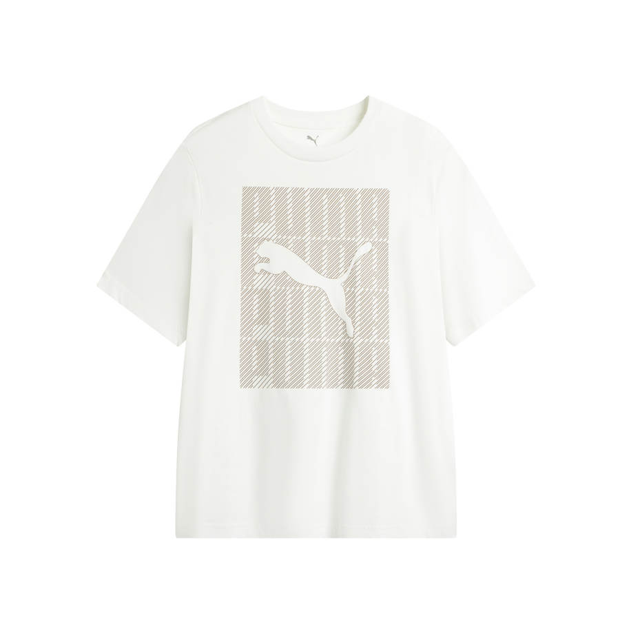 PUMA T Shirts Men's PUMA White 02 Crew Neck Moderate