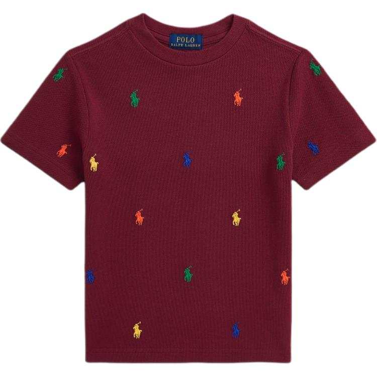 Polo Ralph Lauren T Shirt FW24 Red Kids'