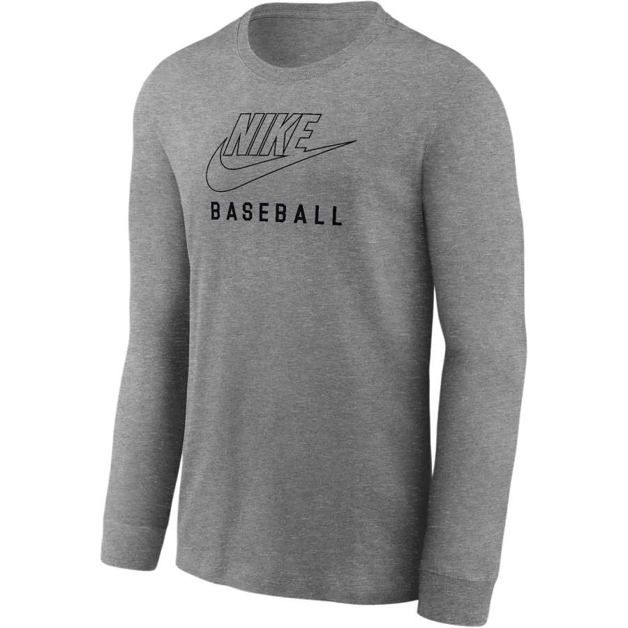 Nike Nike Swoosh FW24 T Shirt Gray Teenagers