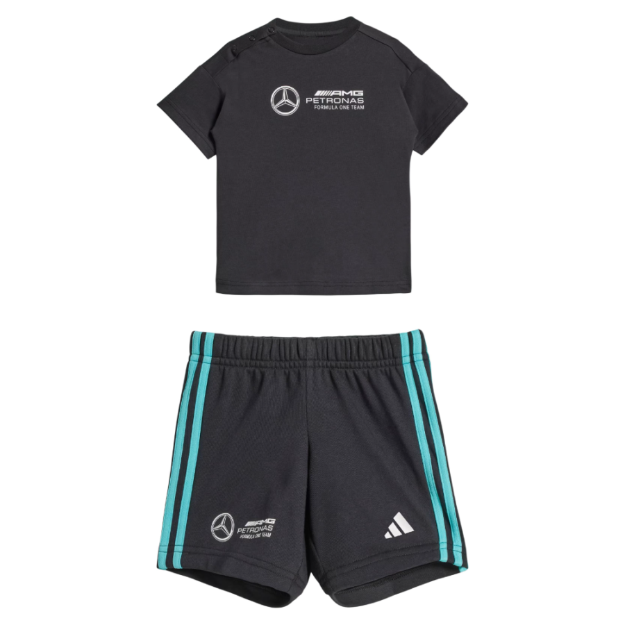 Adidas Adidas x MERCEDES AMG PETRONAS F1 Casual Sportswear TEAM SS25 DNA Black/White Infant And Toddler